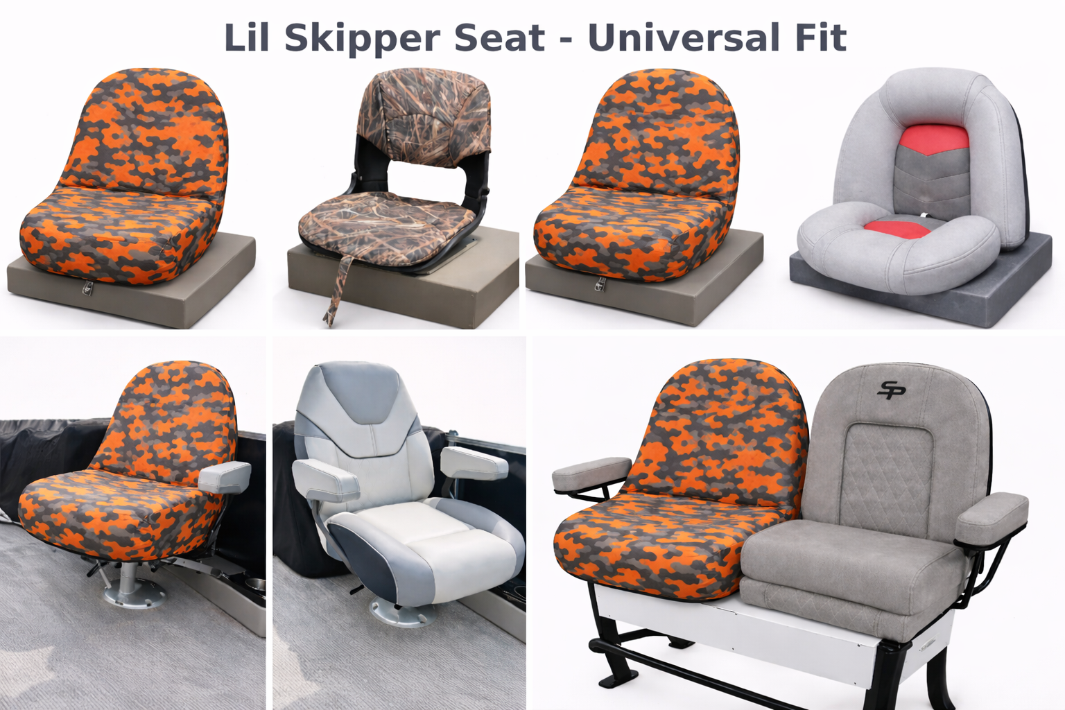 Lil Skipper-Orange Camo